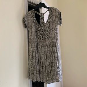 Free People White Print Dress
